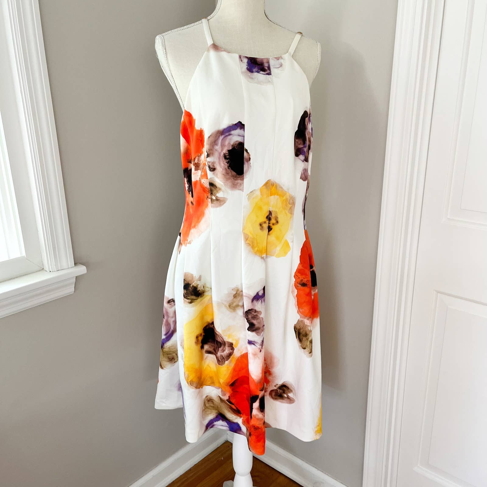 Vince Camuto Sleeveless Floral Dress